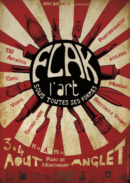 Flak 2013: proposition de base d'affiche