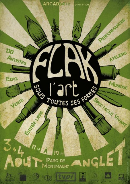 Flak 2013: proposition de base d'affiche
